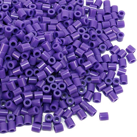 Bolsa de cuentas de tubitos c/1000 morada