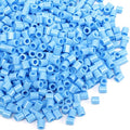 Bolsa de cuentas de tubitos c/1000 azul claro