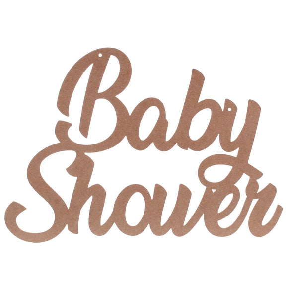 (936) Letrero mega baby shower 60X86cm
