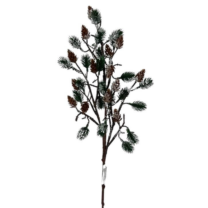 (Fla01061) Follaje Pino Con Piñas 62Cm Piñas 62Cm