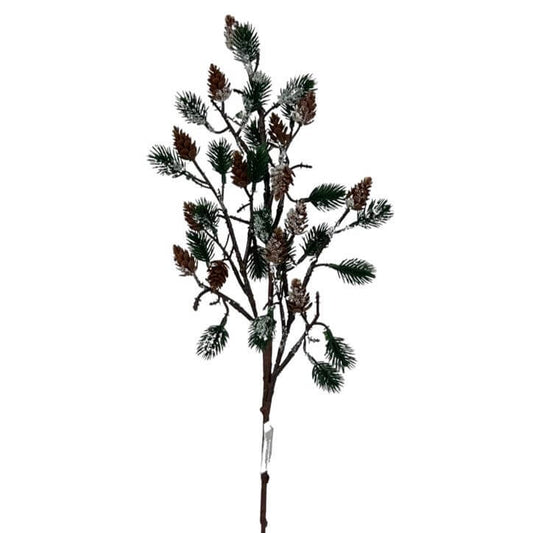 (Fla01061) Follaje Pino Con Piñas 62Cm Piñas 62Cm