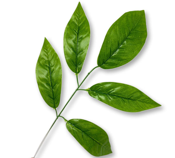 (26562) Vara de follaje hojas 55cm verde