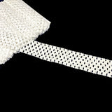 Elástico balaca para diademas 4cm por metro blanco