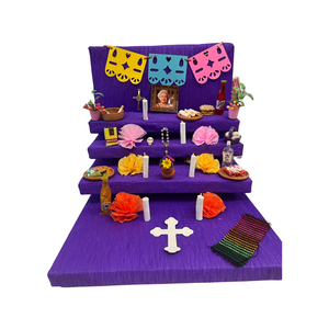 Mini altar de muertos 25x25cm decorado (exclusivo recoger en tienda)
