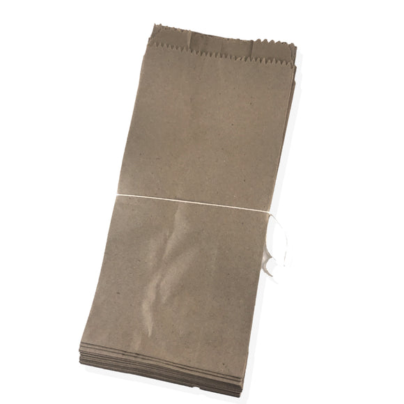 Bolsas de papel kraft c/100 25.5x12cm - Amo las Manualidades
