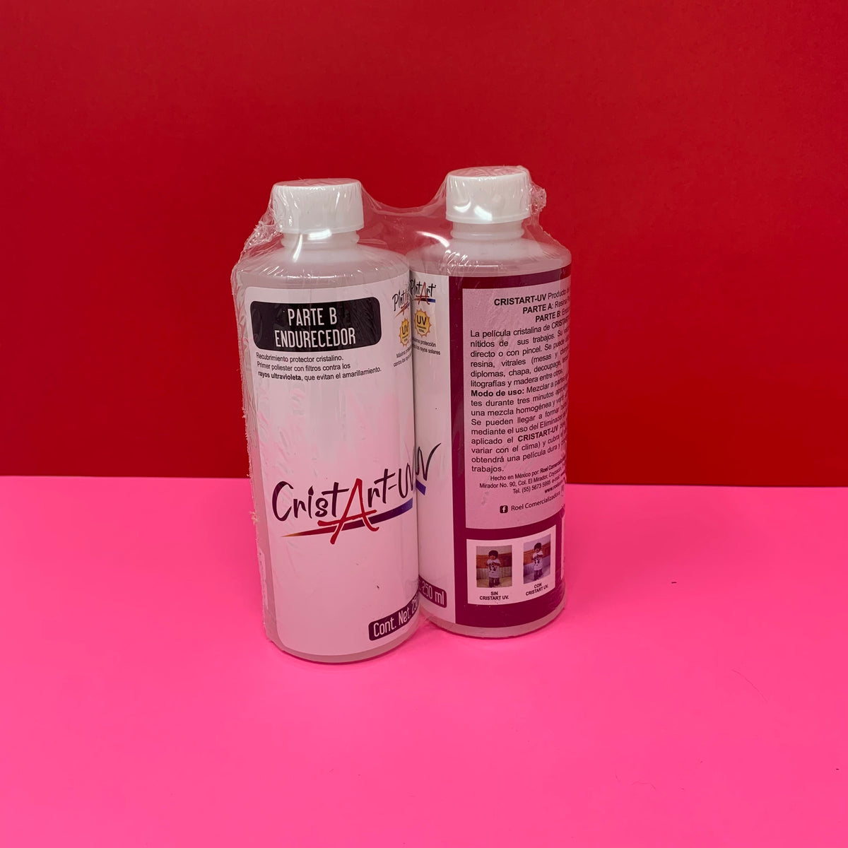 (25275) RESINA CRISTART ULTRAVIOLETA 250ML (A+B)