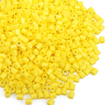 Bolsa de cuentas de tubitos c/1000 amarilla
