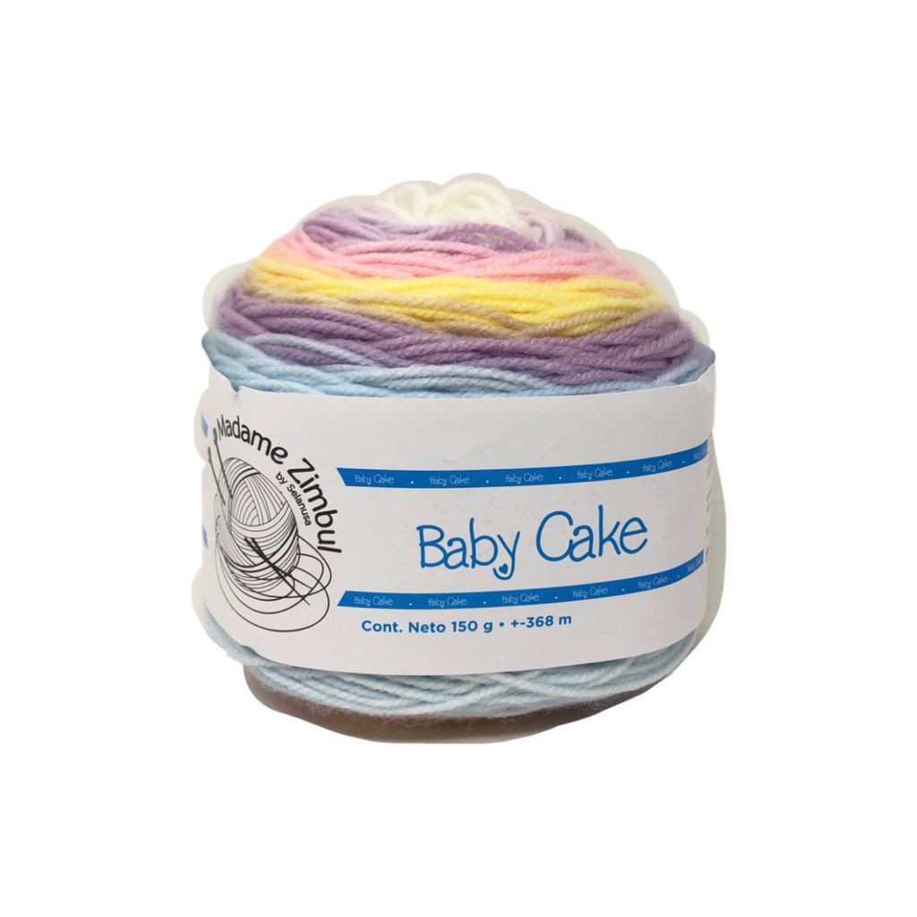 Estambre baby cake 150gr (variedad de colores)