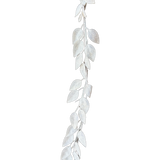 (FLA01072W) Guirnalda de hojas 150CM Blanca