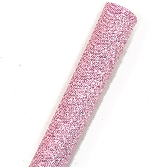 Vinil para moños escarchado fino 20x35cm picke pink rosa