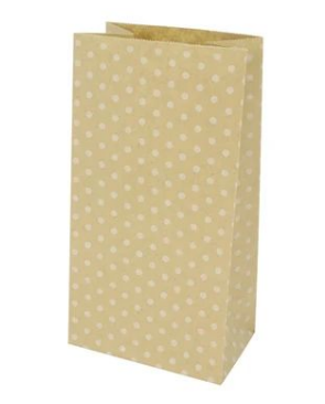 (7634-A) Bolsa Papel Lunares  8X15CM C/30pz