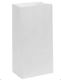 (7635-B) Bolsa Papel 8X15CM Blanca C/30PZ