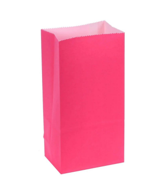 (7635-C) Bolsa Papel 8X15CM Rosa C/30PZ