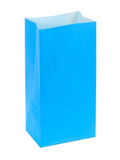 (7611-C) Bolsa Papel 9X6X18CM Azul C/12PZ